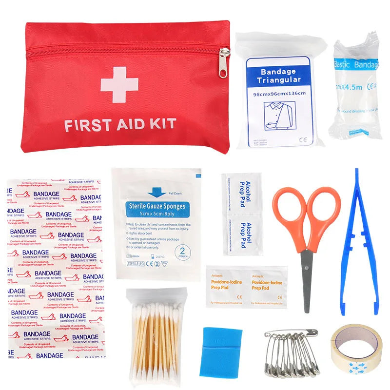 Portable Emergency First Aid Kit – Medical Bag for Home, Travel, Camping & Survival